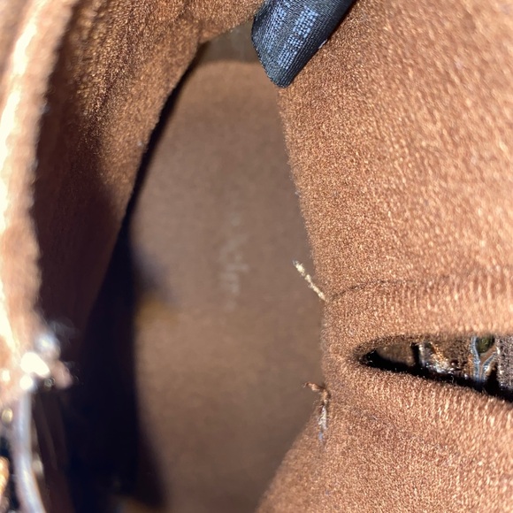 LIMELIGHT“Myka” Western Style Ankle Booties with Straps Low Heel Brown Size 9 - Picture 11 of 11